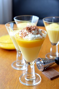 Vanilla pudding cream. Free public domain CC0 photo.