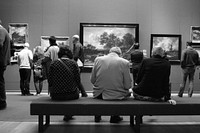 People art gallery. Free public domain CC0 photo.