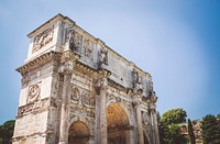 Arch of Constantine Colosseum. Free public domain CC0 photo.