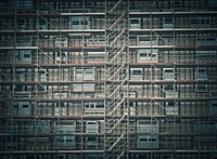 Fire escape stairs, building. Free public domain CC0 photo.