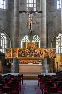 Beautiful church interior. Free public domain CC0 photo.