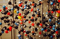 Science molecular museum. Free public domain CC0 image.