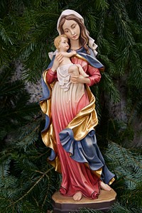 Madonna Mit Kind. Free public domain CC0 photo.