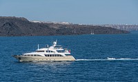 Yacht sailing in the sea. Free public domain CC0 photo.