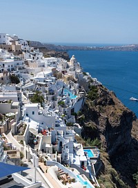 Santorini, Greece. Free public domain CC0 image.