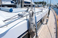 Yachts docking at marina. Free public domain CC0 photo.