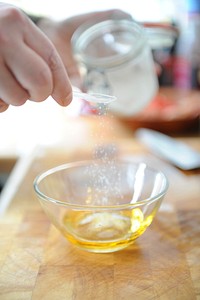 Cooking in kitchen. Free public domain CC0 photo.