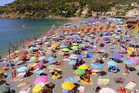 Beautiful beach in Italy. Free public domain CC0 image.