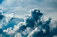 Cloudy sky background. Free public domain CC0 photo.