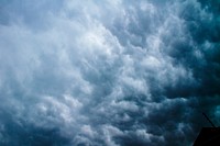 Cloudy sky background. Free public domain CC0 image.