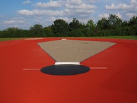 Shot put ring. Free public domain CC0 photo.