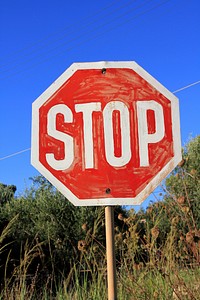 Traffic sign. Free public domain CC0 image