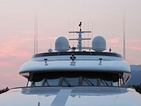 Yacht sailing in the sea. Free public domain CC0 photo.