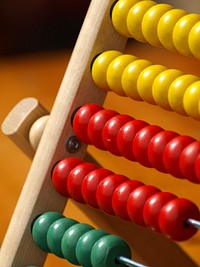 Abacus close up. Free public domain CC0 image.