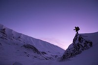 Snowy mountains, background photo. Free public domain CC0 image.