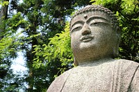 Buddha statue background. Free public domain CC0 image.