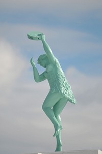 Woman statue. Free public domain CC0 photo.