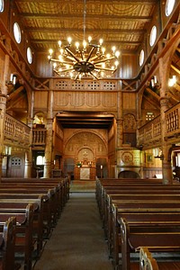 Beautiful church interior. Free public domain CC0 photo.