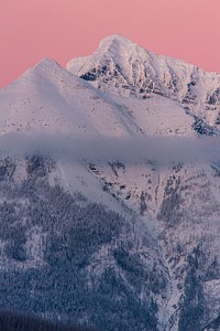 Snow-capped mountain. Free public domain CC0 photo. 