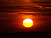 Sunset background. Free public domain CC0 photo.