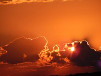 Evening sky background. Free public domain CC0 photo.