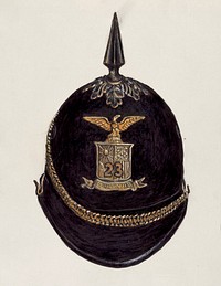 Full Dress Helmet (ca. 1936) by Aaron Fastovsky. Original from The National Gallery of Art. Digitally enhanced by rawpixel.