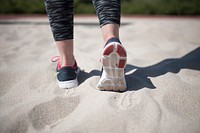 Free person running outdoors image, public domain fitness CC0 photo.