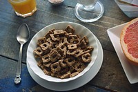 Free fibre breakfast cereal image, public domain food CC0 photo.