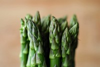 Free asparagus bundle close up photo, public domain vegetables CC0 image.
