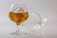 Free brandy glass image, public domain beverage CC0 photo.