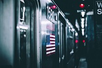 Free subway train photo, public domain public transportation CC0 image.