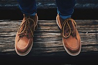 Free Leather Boots & Denim photo, public domain apparel CC0 image.