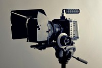 Free large video camera image, public domain television production CC0 photo.