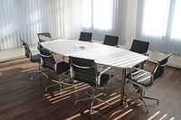 Empty office meeting room, free public domain CC0 image.