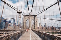 Free Brooklyn Bridge, New York City image, public domain travel CC0 photo.