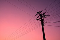 Free electric pole photo, public domain travel CC0 image.