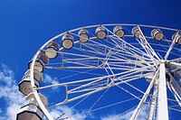 Free ferris wheel image, public domain amusement park CC0 photo.