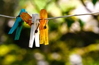 Laundry Pegs background, free public domain CC0 photo.