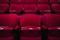 Free cinema seats image, public domain design CC0 photo.