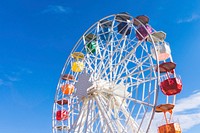 Free ferris wheel image, public domain amusement park CC0 photo.