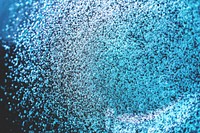 Tiny bubbles blue background, free public domain CC0 image.