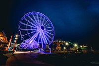 Free ferris wheel image, public domain amusement park CC0 photo.