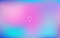 Vector of ice cream on colorful background