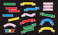 Different style banners vector