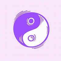 Vector of yin yang icon