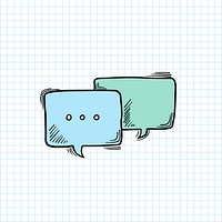 Illustration of speech bubbles