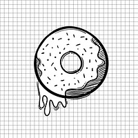 Vector of doughnut icon