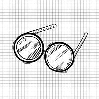 Vector of eyeglasses icon