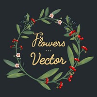 Beautifully designed flowers vector