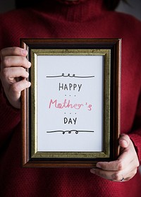 Phrase Happy Mother&#39;s Day in a frame